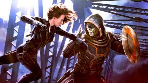 Imagen promocional donde vemos a Black Widow junto a Taskmaster