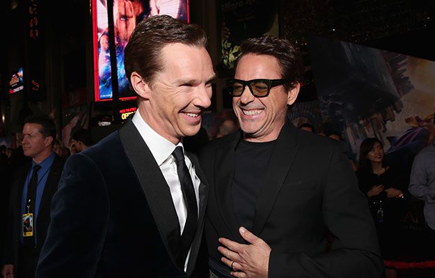Benedict Cumberbatch imita a Robert Downey Jr