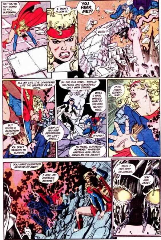Supergirl muerte Crisis