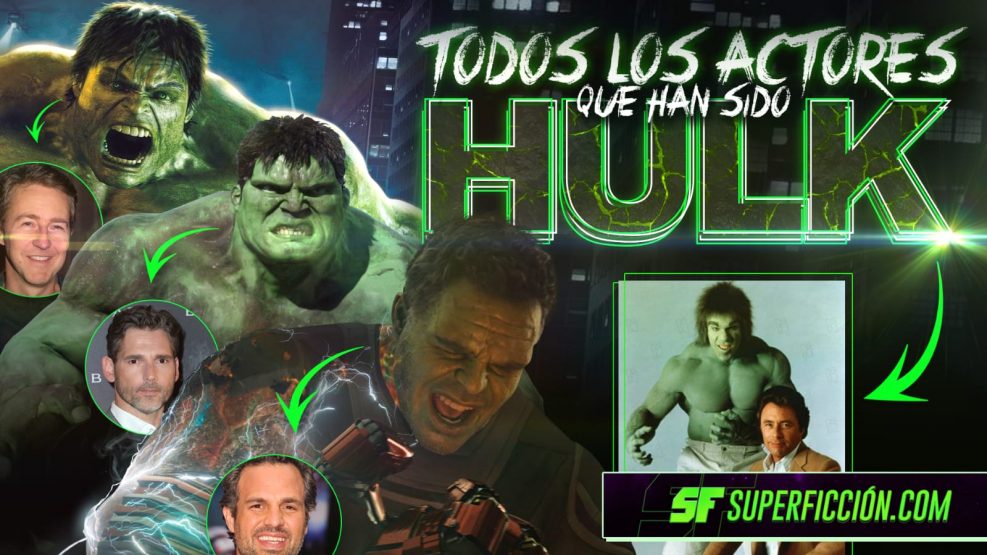 Hulk: Todos sus actores en cine, televisiÃ³n, animaciÃ³n, videojuegos y doblaje