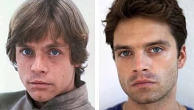 Así podría verse Sebastian Stan como Luke Skywalker