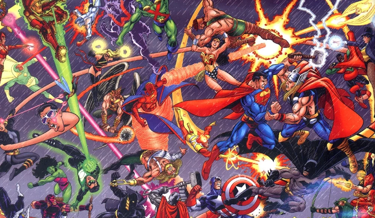 Portada de JLA/Avengers