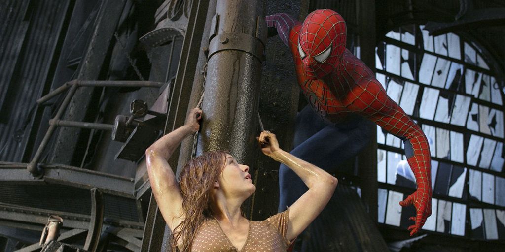 Kirsten Dunst y el Spider-Man de Tobey Maguire
