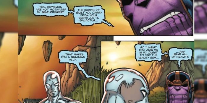 Thanos confía en un héroe de Marvel para recuperar una gema del infinito
