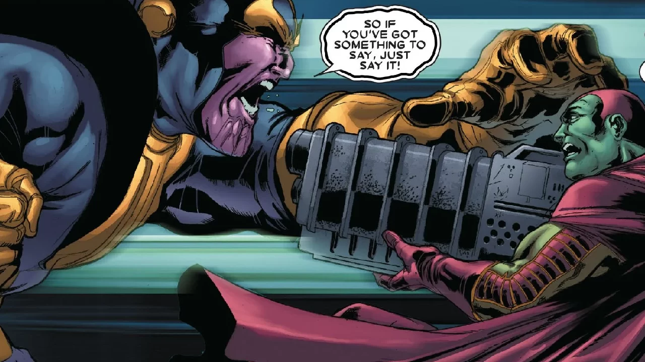 Drax vs Thanos
