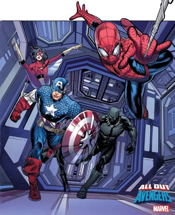 Capitana Marvel villana All Out Avengers