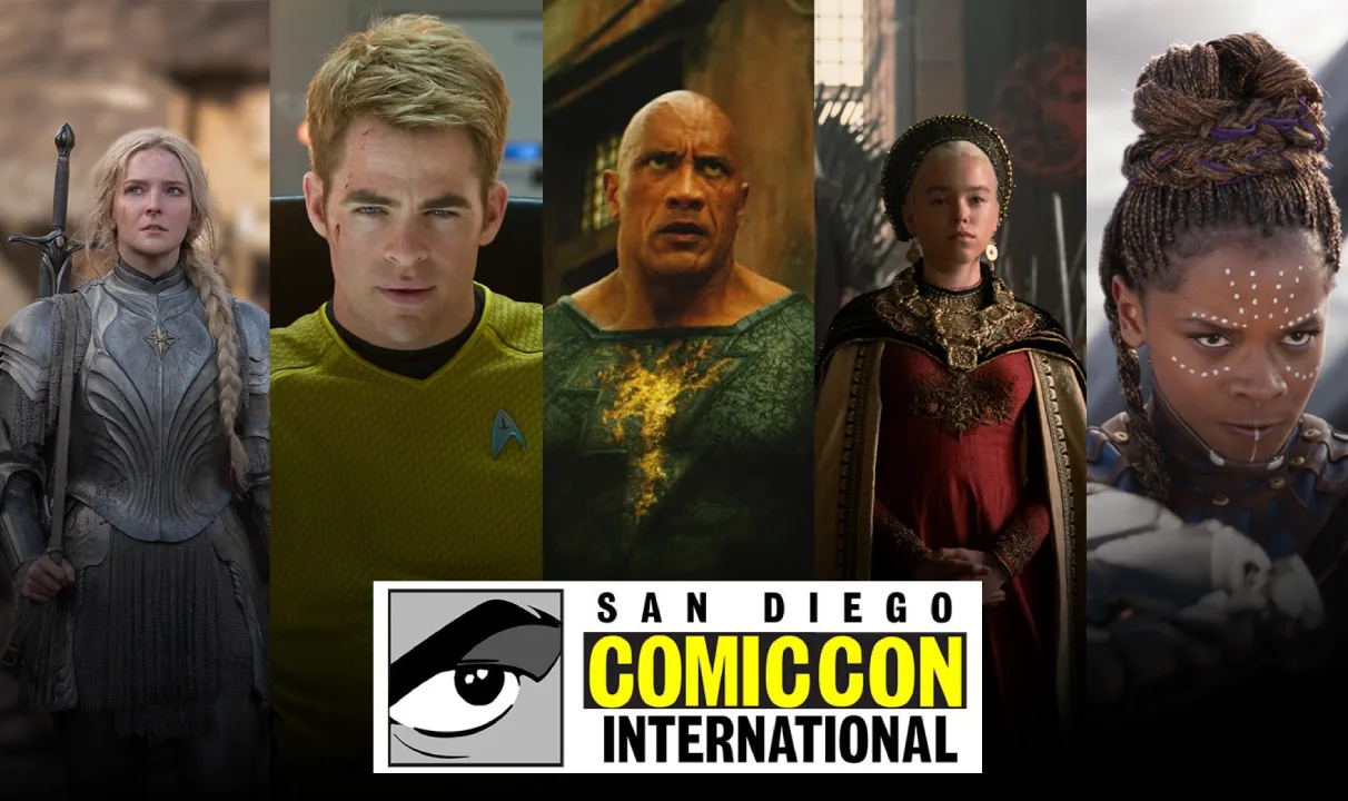 San Diego Comic-Con 2022 paneles horarios Marvel DC Star Trek Game of Thrones Lord of the Rings
