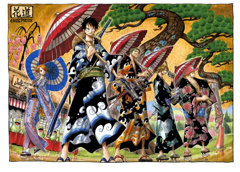 One Piece Manga Color Spread