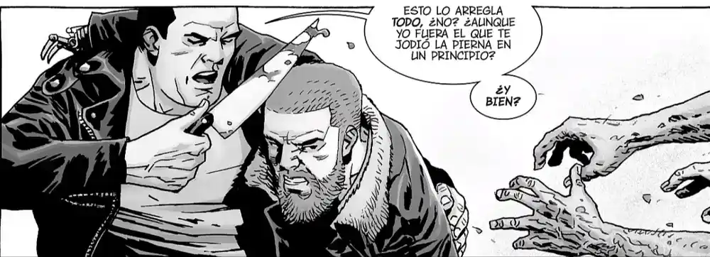Así es como Negan muere en los cómics de 'The Walking Dead'