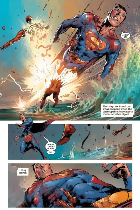 Superman mata a The Flash Zombie