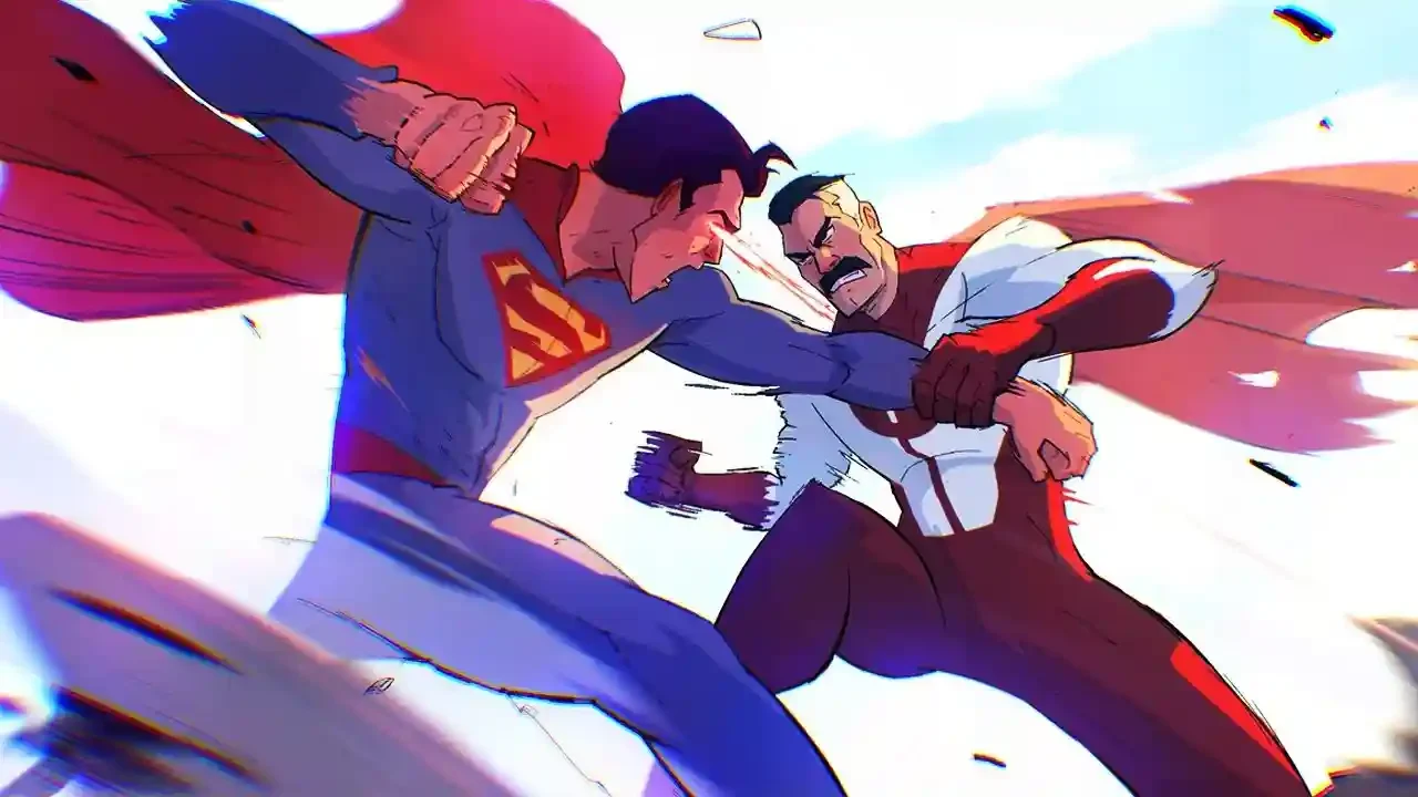 Omni-Man vs Superman