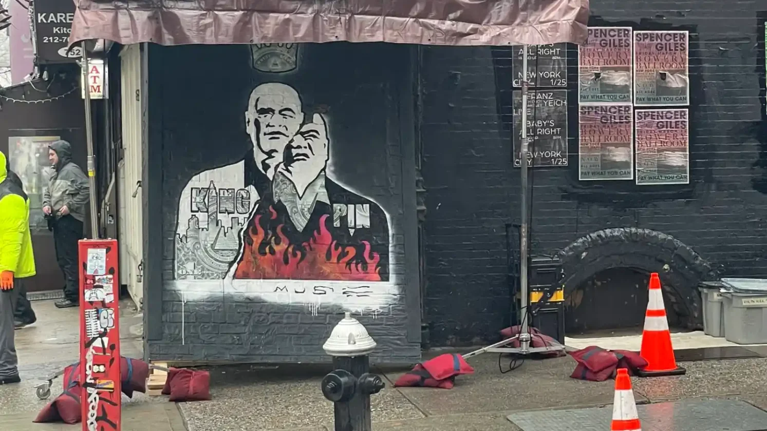 Daredevil: Born Again graffiti muse